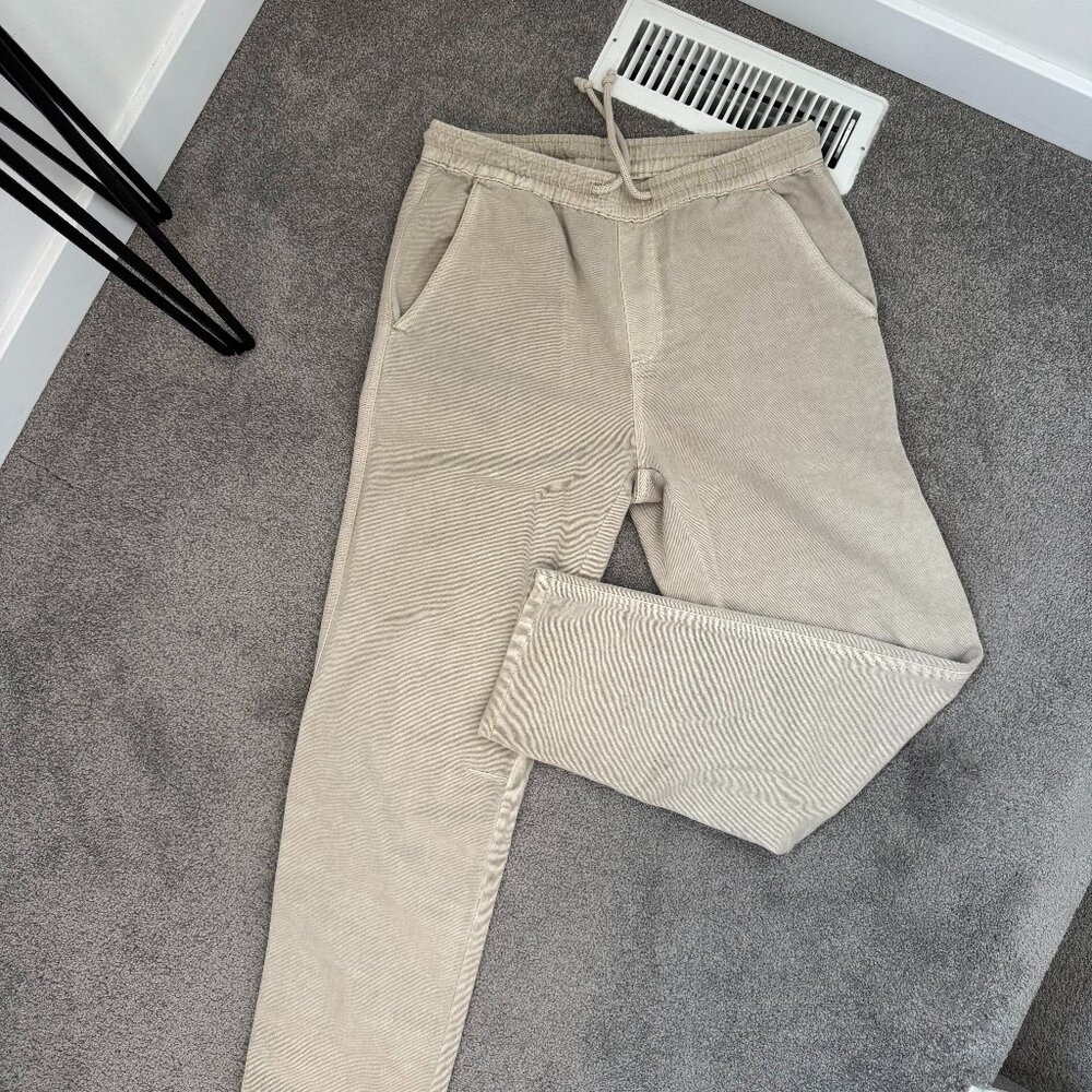 Zara Men’s Jogger Pants – Tan – Size Medium